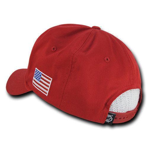 USA Flag Patriotic Embroidered Cotton 5 Panel Dad Golf Caps Hats-Black USA Flag-