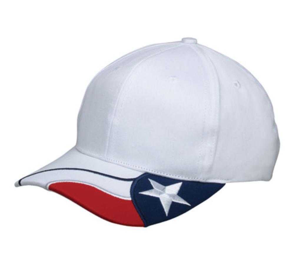 USA Texas Flag Patriotic 6 Panel Cotton Baseball Hats Caps Racing South States-Black-