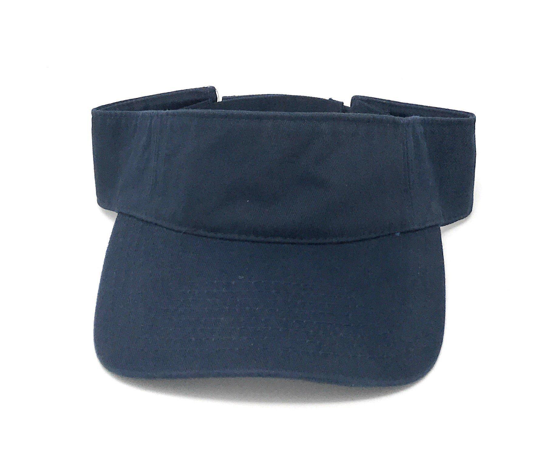 Visors Sun Plain Hat Sports Cap Cotton Golf Tennis Beach Summer Women Men Kids-RED-