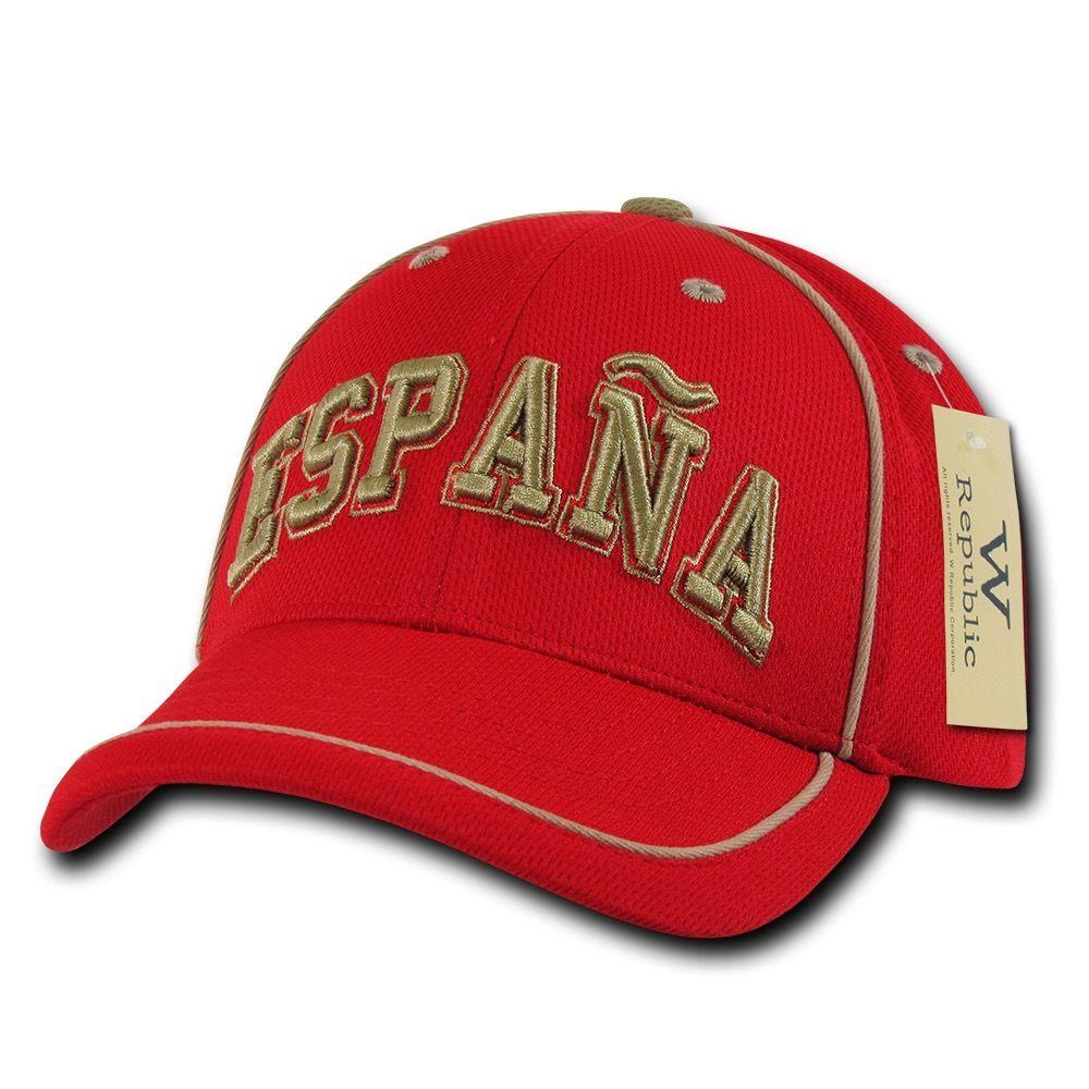 W Republic Country Logo Tournament Jersey 6 Panel Constructed Baseball Caps Hats-Argentina-