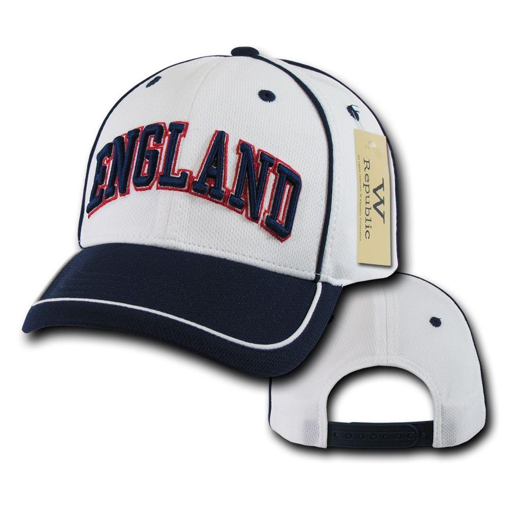 W Republic Country Logo Tournament Jersey 6 Panel Constructed Baseball Caps Hats-England-