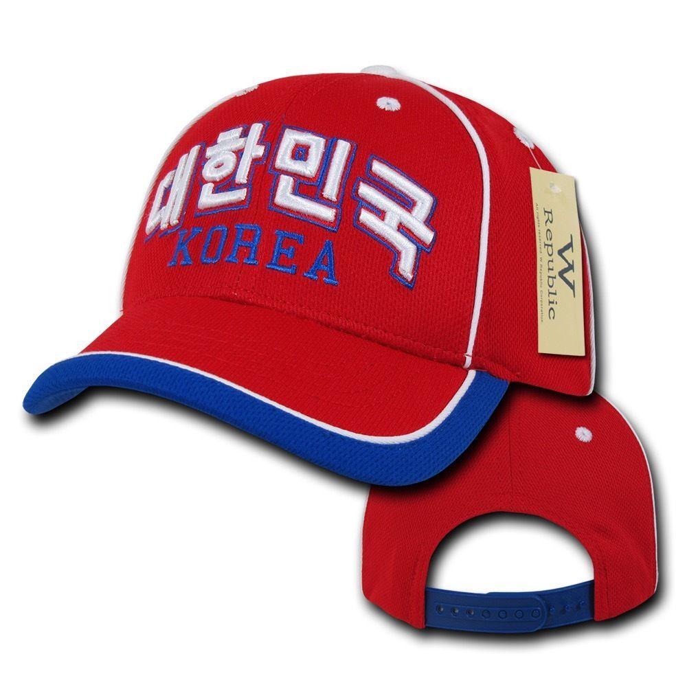 W Republic Country Logo Tournament Jersey 6 Panel Constructed Baseball Caps Hats-Korea-