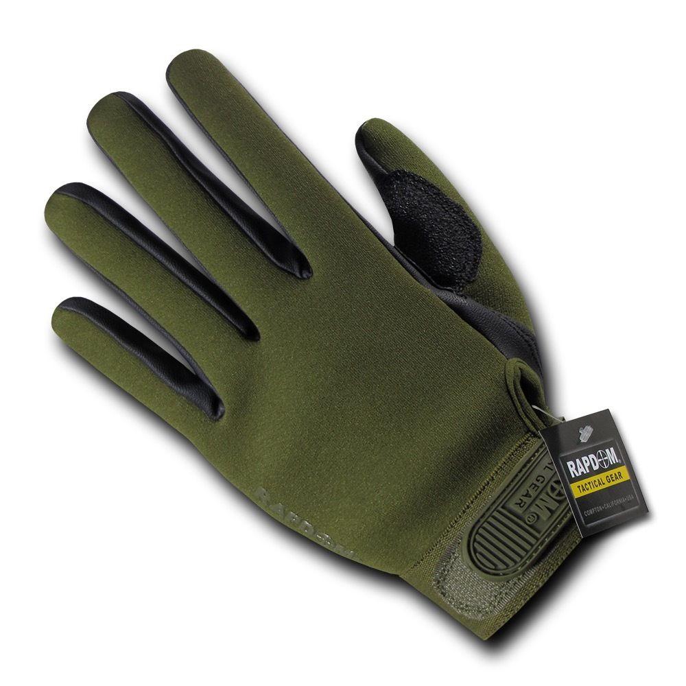 Waterproof Breathable Neoprene All Weather Shooting Work Duty Gloves-Black-Small-