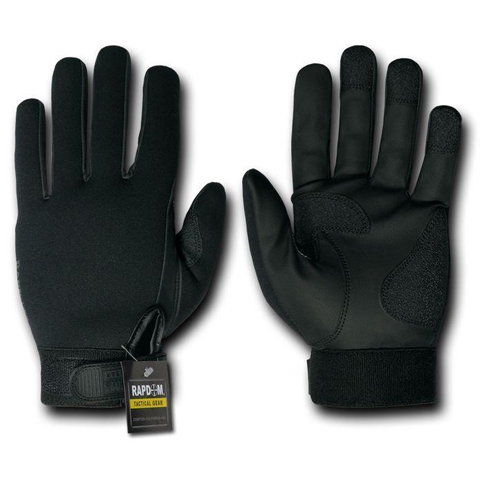 Waterproof Breathable Neoprene All Weather Shooting Work Duty Gloves, Black / Medium