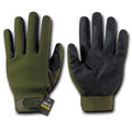 Waterproof Breathable Neoprene All Weather Shooting Work Duty Gloves-Olive-Small-