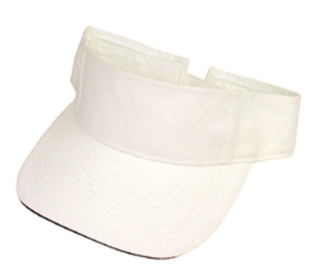 1 Dozen Washed Sandwich Cotton Sun Beach Visors Gold Wholesale Lot Bulk-