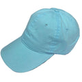 Womens Lightweight Brushed Cotton Baseball Hats Caps 6 Panel Low Crown Summer Colors-LIGHT BLUE-