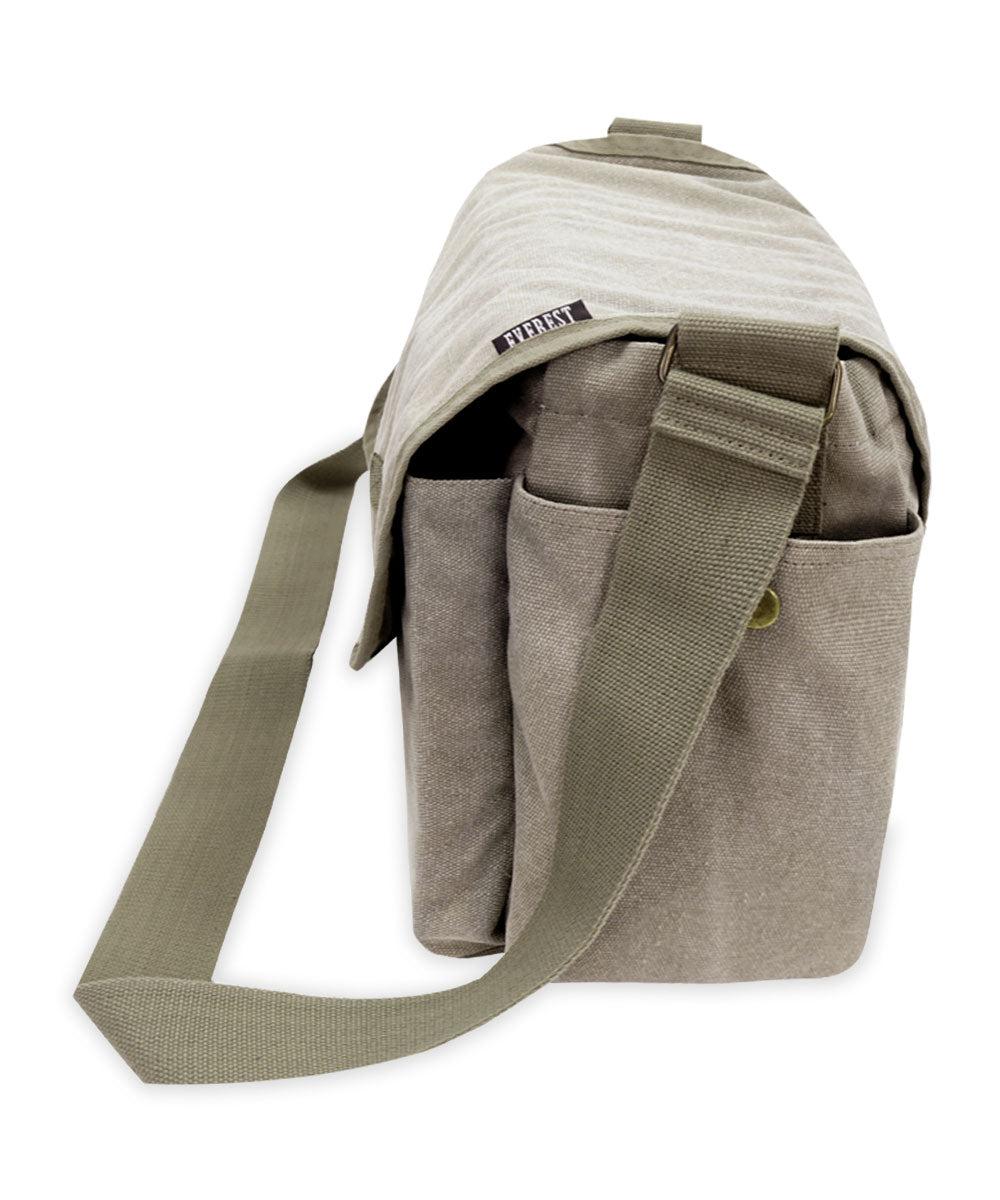 Everest Large Canvas Messenger Bag