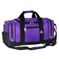Everest Sporty Gear Duffel Bag-Dark Purple / Black-