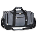 Everest Sporty Gear Duffel Bag-Dark Gray / Black-