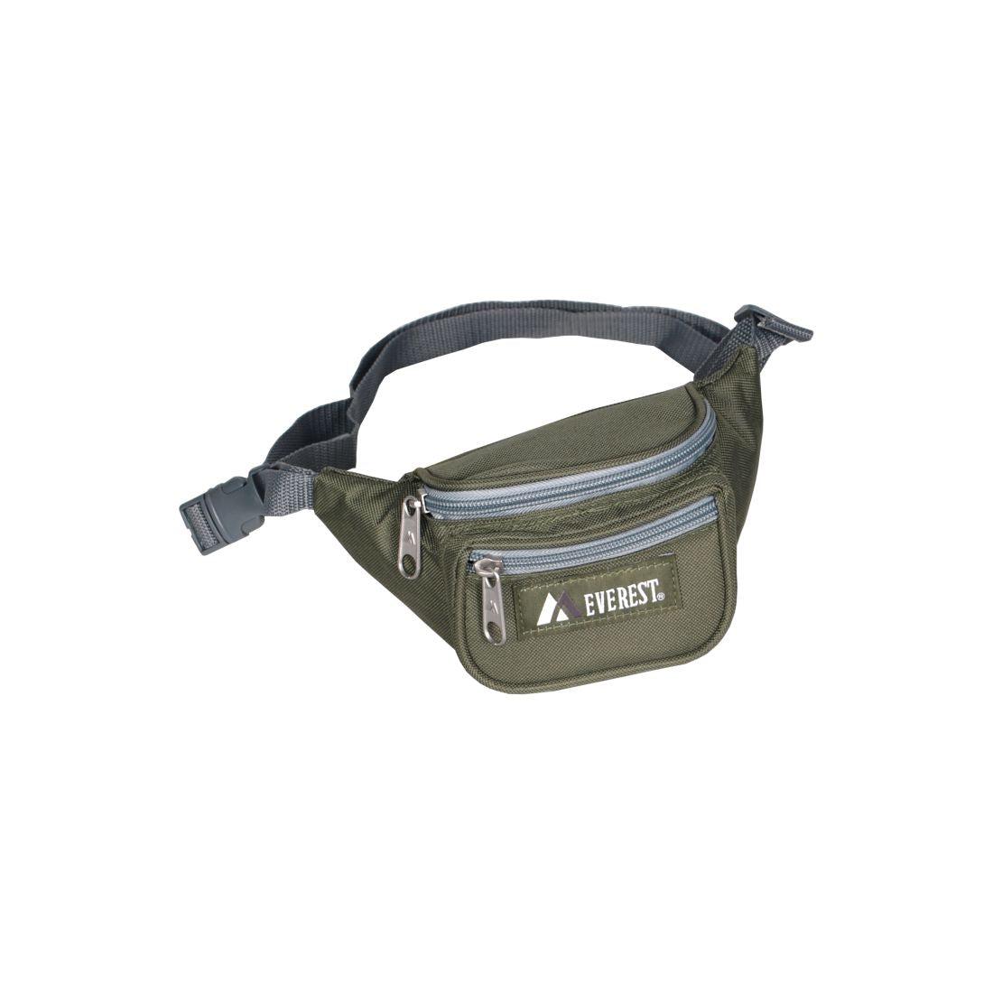 Everest Junior Size Signature Waist Fanny Pack-Olive-