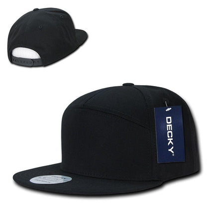 1 Dozen 7 Panel Cotton Snapbacks Flat Bill Baseball Hats Caps Wholesale Bulk-