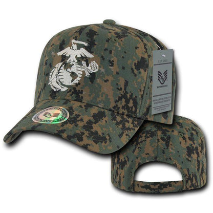 1 Dozen Army Air Force Navy Marines Police Cotton Baseball Hats Caps Wholesale Lots-