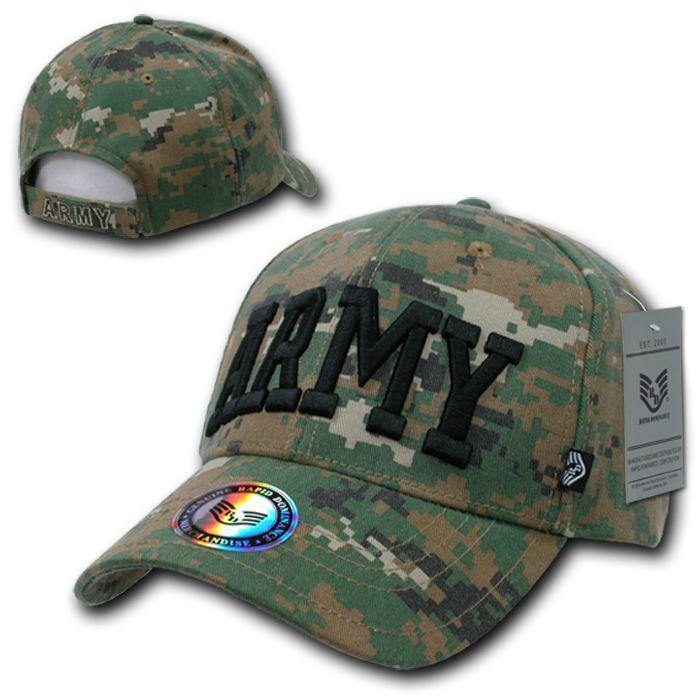 1 Dozen Rapid Dominance USA Military Law Enforcement Camouflage Cotton Caps Hats Wholesale-