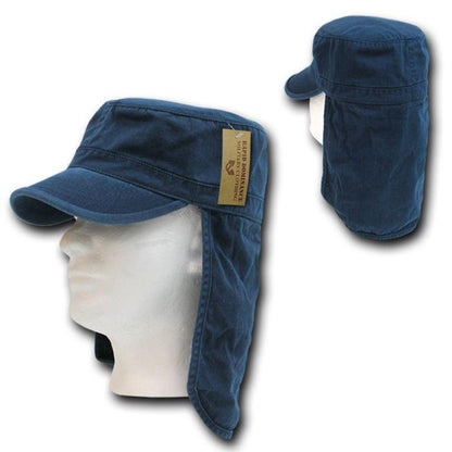 1 Dozen Bdu Foreign Legion Flap Flat Military Fishing Caps Cap Hats Wholesale Lots!-