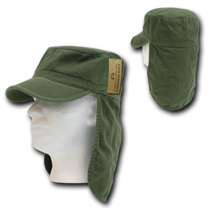 1 Dozen Bdu Foreign Legion Flap Flat Military Fishing Caps Cap Hats Wholesale Lots!-