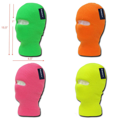 1 Dozen Beanies Neon Youth Ski Facemask Boys Girls Kids Wholesale Lot Bulk-