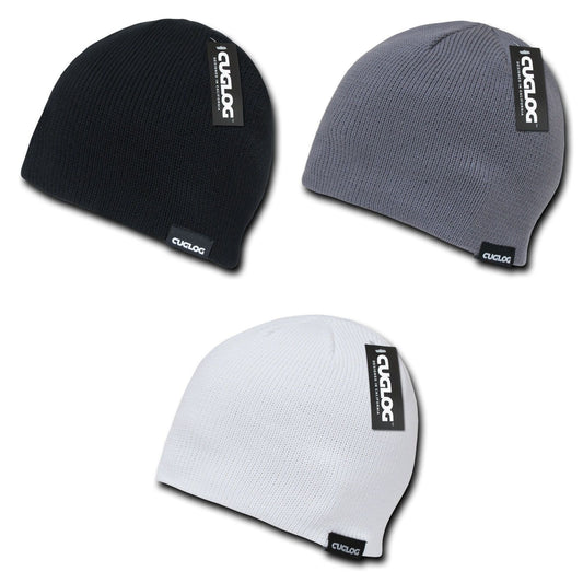 1 Dozen Beanies Snowboard Ski Ribbed Knit Skull Winter Unisex Caps Wholesale Bulk-