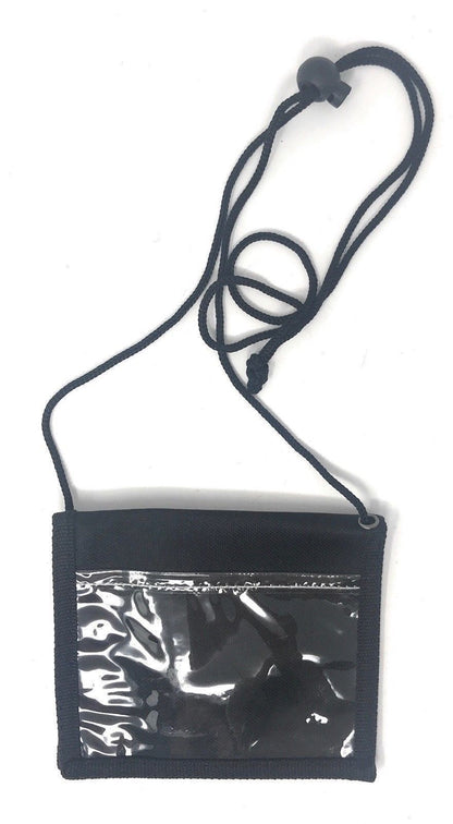 1 Dozen Bi-Fold Foldable Neck Wallet Conference Badge Id Holders Wholesale Bulk-Royal-