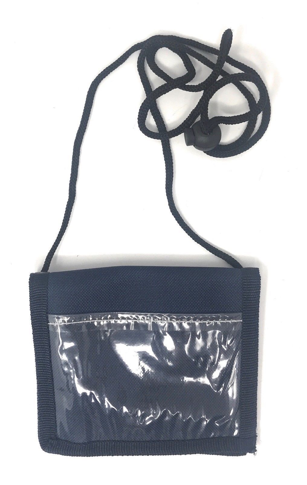 1 Dozen Bi-Fold Foldable Neck Wallet Conference Badge Id Holders Wholesale Bulk-Royal-