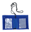 1 Dozen Bi-Fold Foldable Neck Wallet Conference Badge Id Holders Wholesale Bulk-Royal-