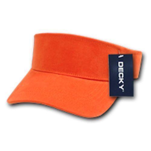 1 Dozen Blank Decky Golf Sports Sun Summer Visors Cotton Wholesale Lots!-