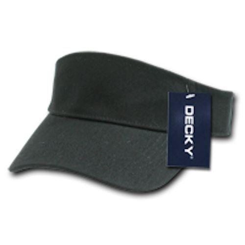 1 Dozen Blank Decky Golf Sports Sun Summer Visors Cotton Wholesale Lots!-