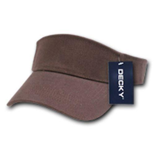 1 Dozen Blank Decky Golf Sports Sun Summer Visors Cotton Wholesale Lots!-