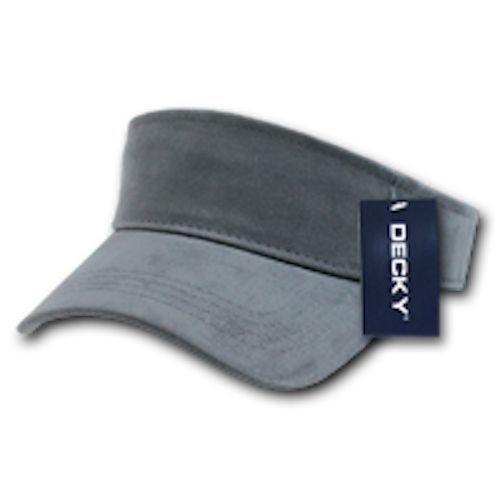 1 Dozen Blank Decky Golf Sports Sun Summer Visors Cotton Wholesale Lots!-