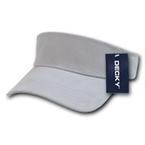 1 Dozen Blank Decky Golf Sports Sun Summer Visors Cotton Wholesale Lots!-