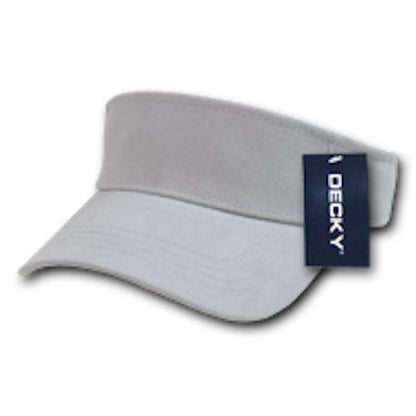 1 Dozen Blank Decky Golf Sports Sun Summer Visors Cotton Wholesale Lots!-