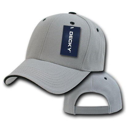 1 Dozen Blank Decky Sandwich Visor Pro Baseball Hats Caps Wholesale Lot-
