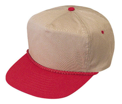 1 Dozen Blank Two Tone 5 Panel Baseball Cotton Twill Braid Hats Caps Wholesale Bulk-