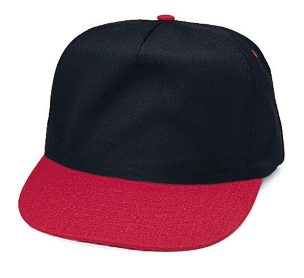 1 Dozen Blank Two Tone 5 Panel Baseball Cotton Twill Hats Caps Wholesale Lot Bulk-