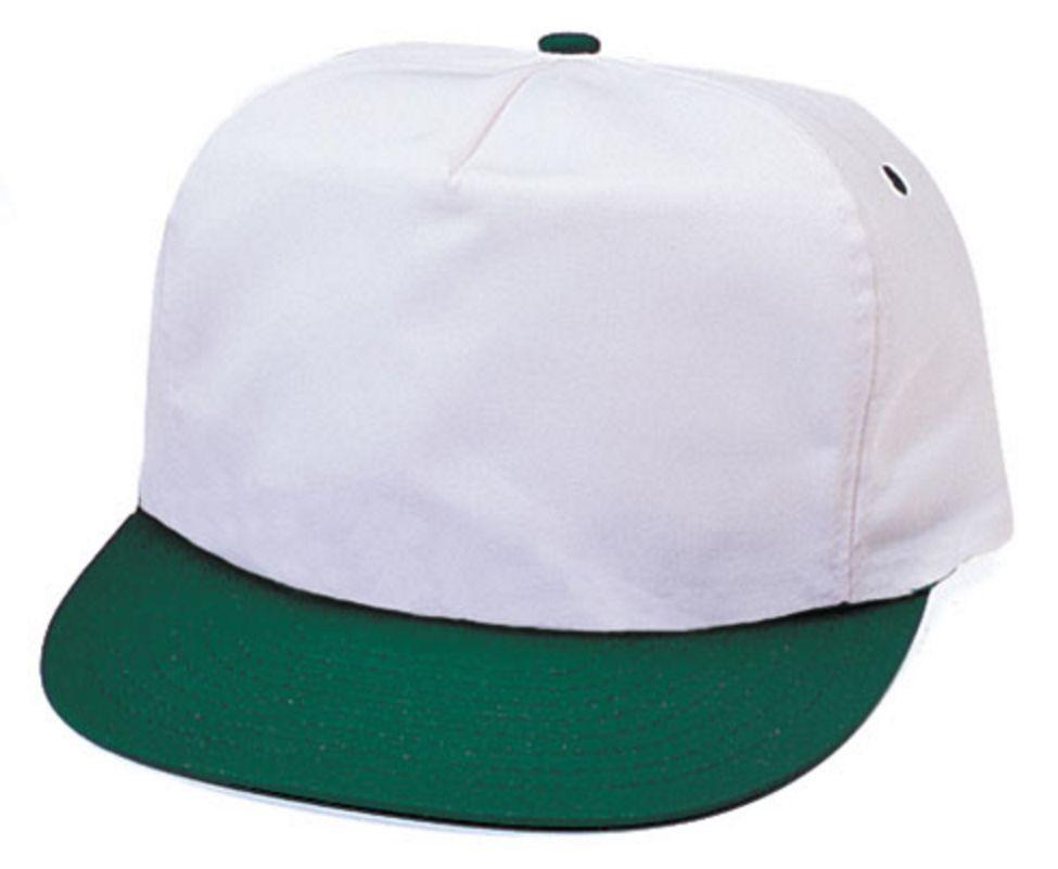 1 Dozen Blank Two Tone 5 Panel Baseball Cotton Twill Hats Caps Wholesale Lot Bulk-