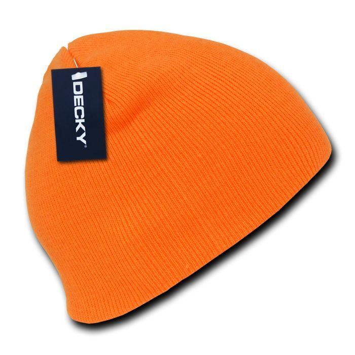 1 Dozen Bright Neon Short Beanies Caps Hats Knit Ski Skull Snowboard Wholesale Bulk-