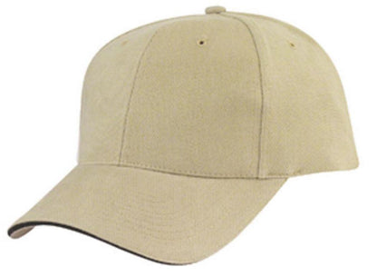 1 Dozen Brushed Cotton Sandwich 6 Panel Low Crown Baseball Hats Caps Wholesale Bulk-