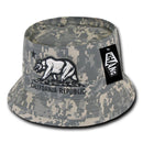 1 Dozen California Bear Bucket Hat Hats Caps Cap Unconstructed Wholesale Lots- 3 image