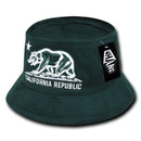1 Dozen California Bear Bucket Hat Hats Caps Cap Unconstructed Wholesale Lots- 8 image