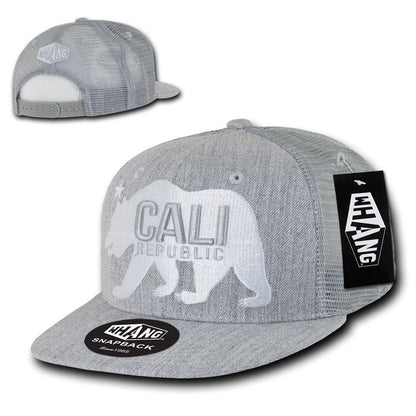 1 Dozen Camo Camouflage Cali Republic Bear Snapback Hats Caps Wholesale Bulk-