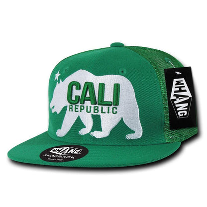 1 Dozen Camo Camouflage Cali Republic Bear Snapback Hats Caps Wholesale Bulk-