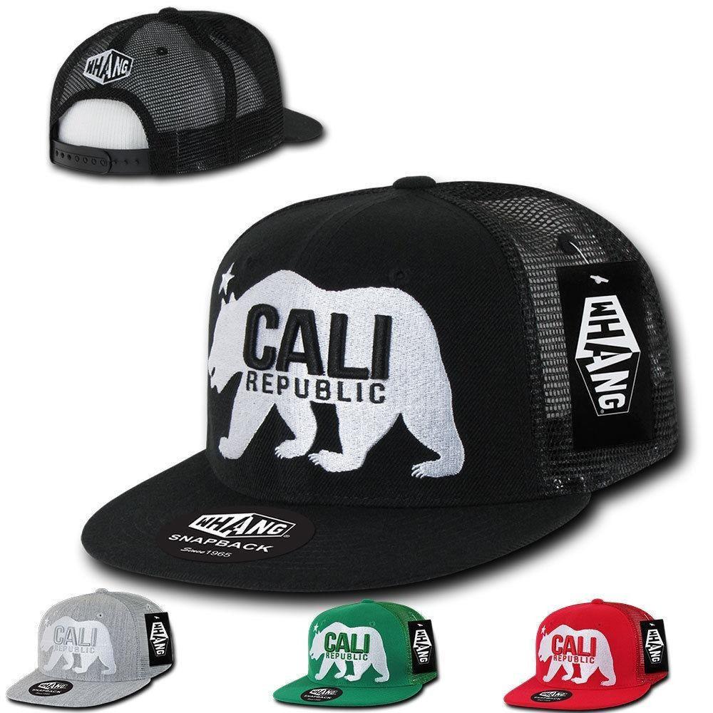 1 Dozen Camo Camouflage Cali Republic Bear Snapback Hats Caps Wholesale Bulk-