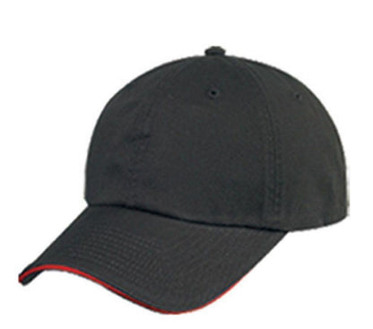 1 Dozen Sandwich Baseball Low Crown 6 Panel Caps Hats Washed Cotton Wholesale-