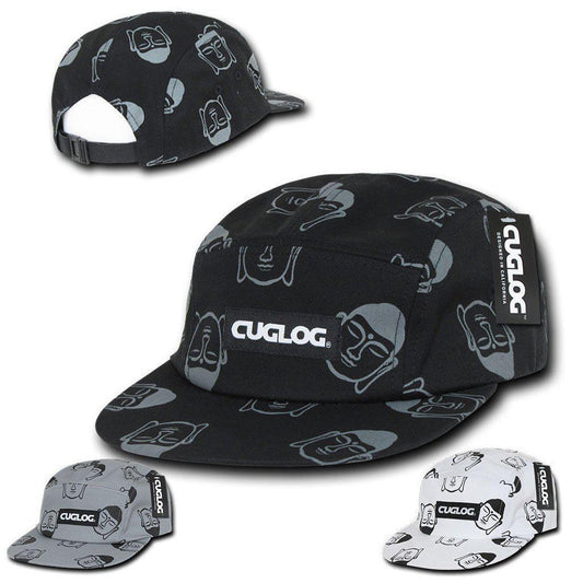 1 Dozen Cuglog Buddha 5 Panel Racer Snug Fit Baseball Caps Hats Wholesale Bulk-