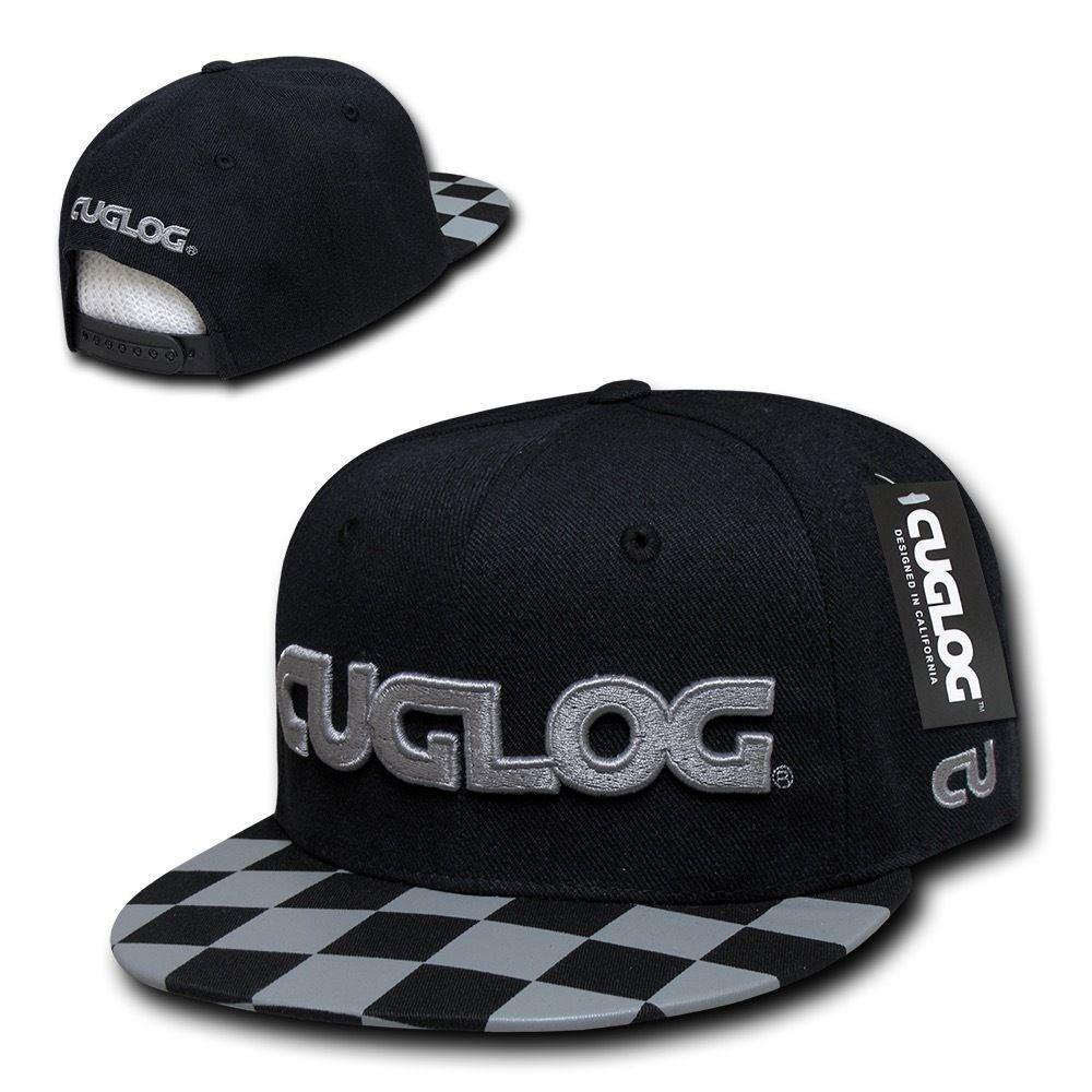 1 Dozen Cuglog Checker 6 Panel Retro Flat Bill Snapback Caps Hats Wholesale Bulk-