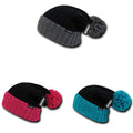 1 Dozen Cuglog Rainier Two Tone Cuffed Beanies Pom Style Wholesale Lots-CONTACT US TO MIX AND MATCH COLORS-