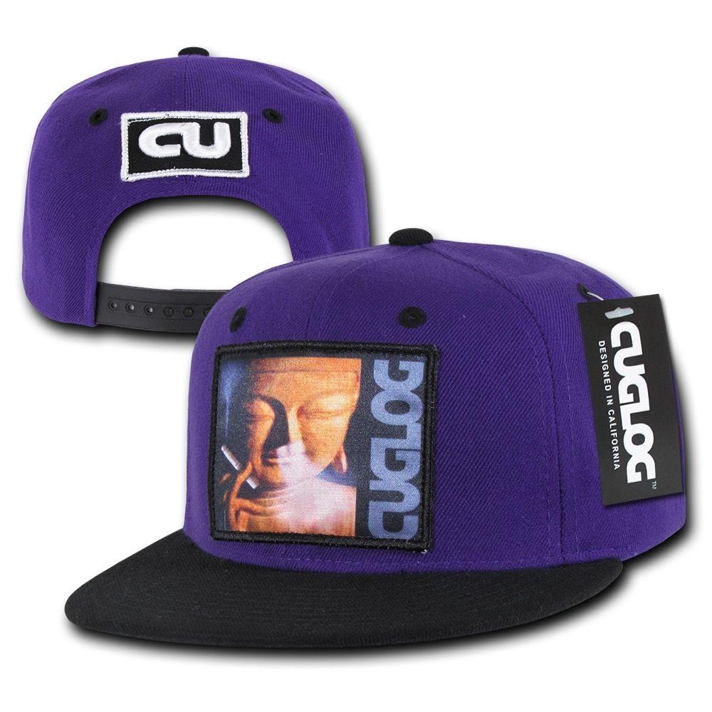 1 Dozen Cuglog Smoking Buddha Patch Flat Bill Snapback Caps Hats Wholesale Lots-