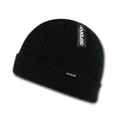 1 Dozen Cuglog Taranaki Cuffed Slouched Beanies Winter Caps Hats Wholesale Lots-BLACK- 2 image