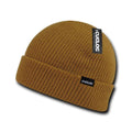 1 Dozen Cuglog Taranaki Cuffed Slouched Beanies Winter Caps Hats Wholesale Lots-MUSTARD-