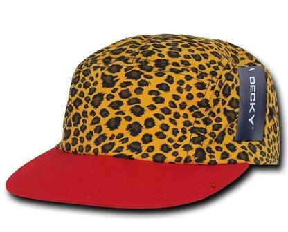 1 Dozen Decky 5 Panel Classic Racing Jockey Caps Hats Animal Print Wholesale Bulk-